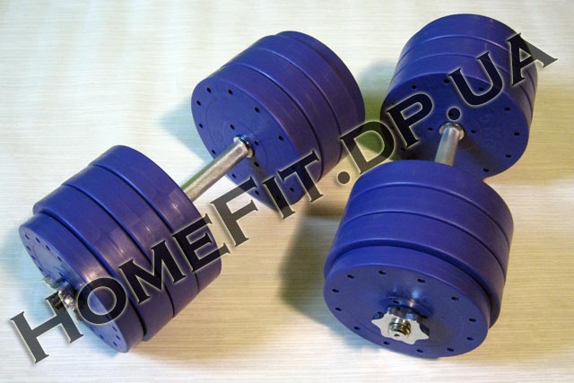 Гантели наборные \"Титан ПРО\" 2 шт по 38 кг с блинами 5 кг - продажа в ...